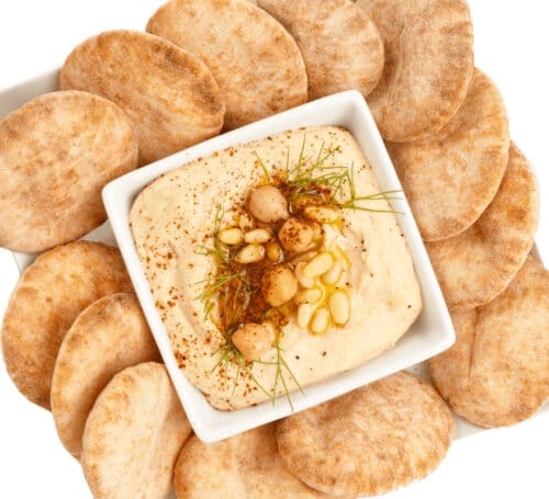 Mini pita tray.